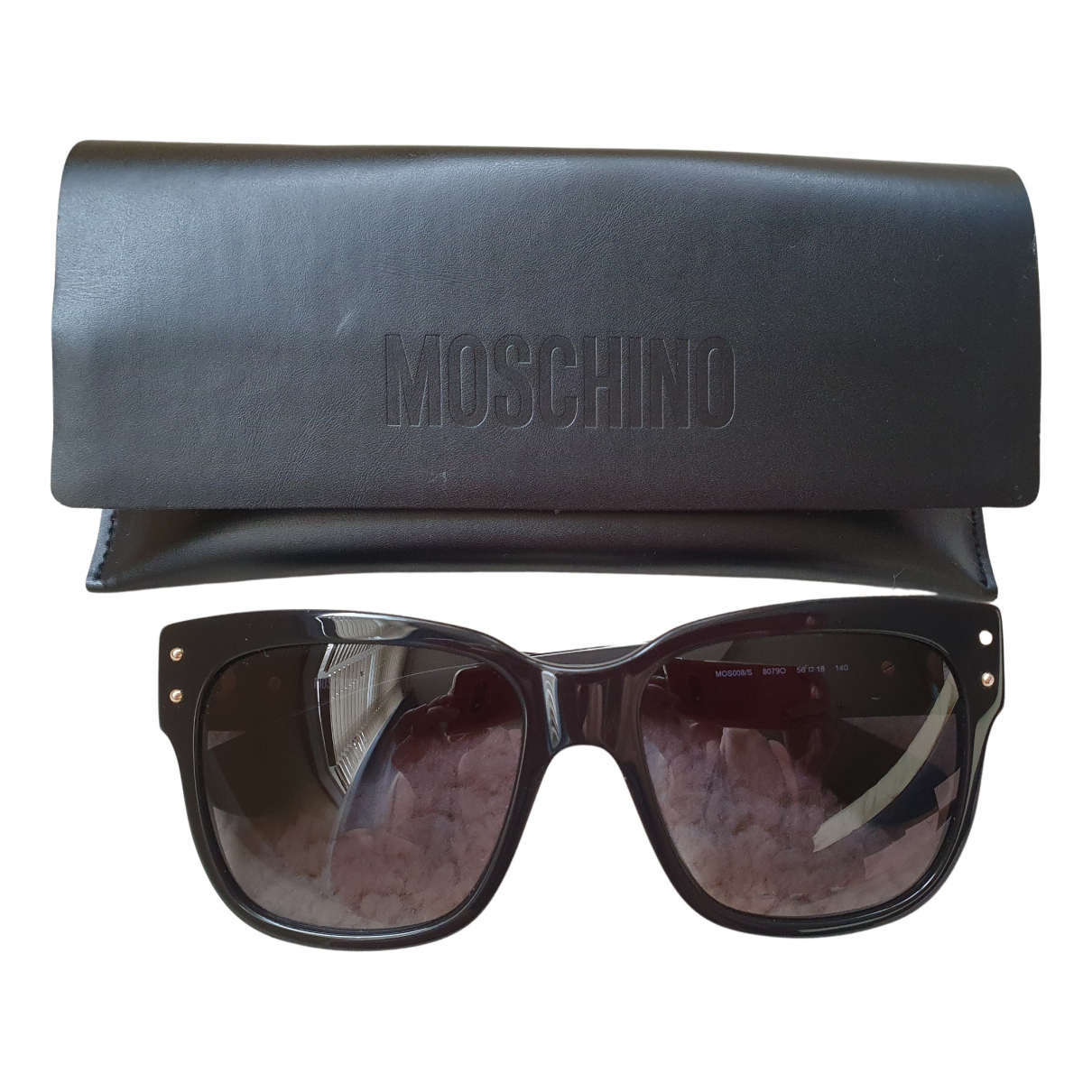 moschino tortoiseshell sunglasses